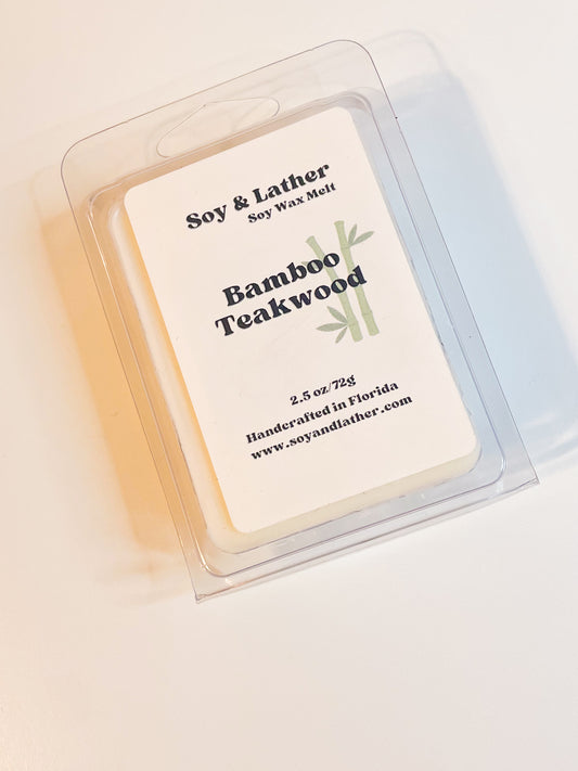 Bamboo Teakwood Soy Wax Melt