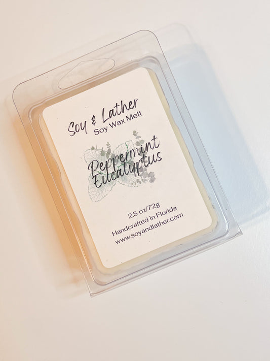 Peppermint Eucalyptus Soy Wax Melt