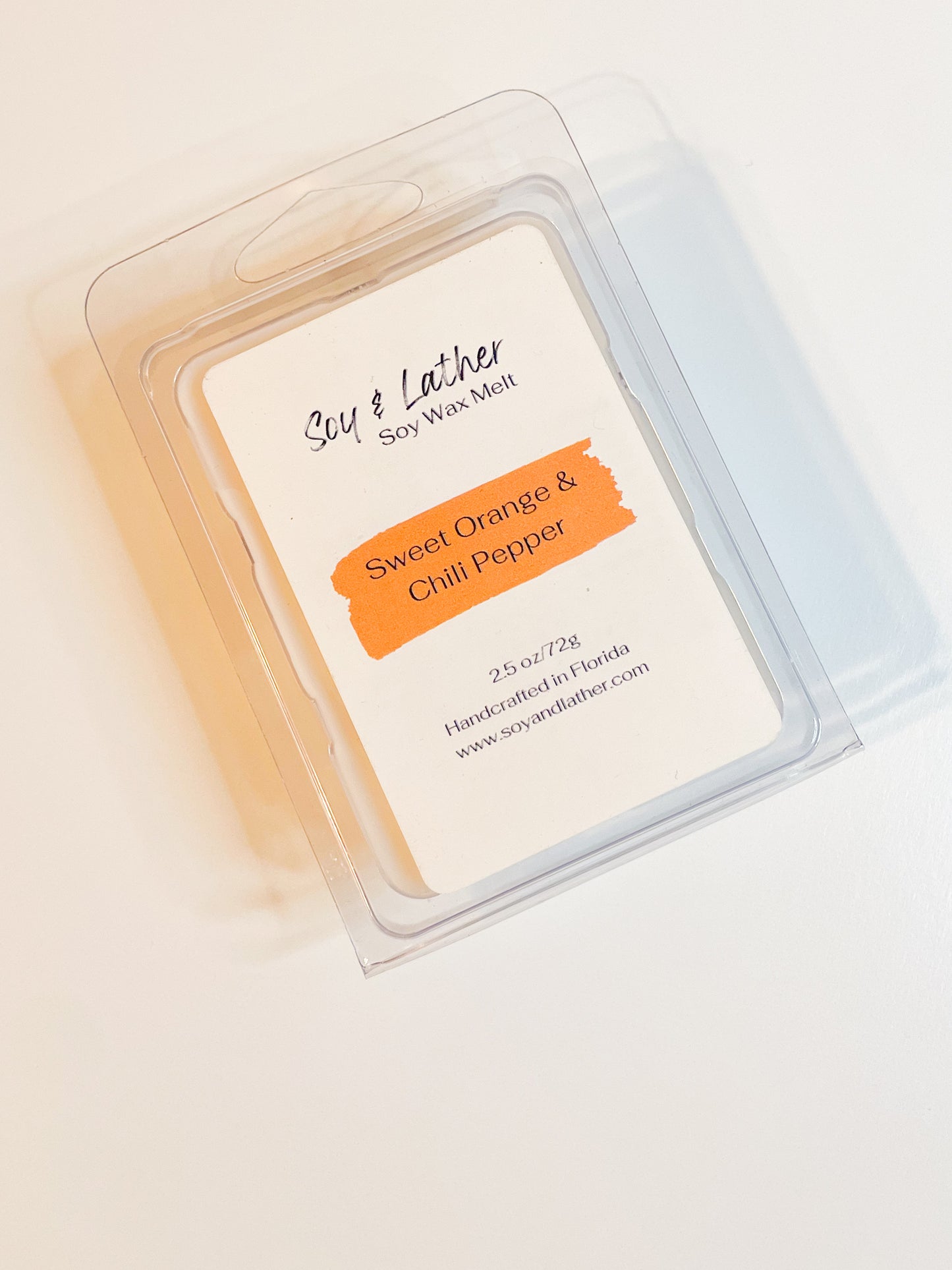 Sweet orange & Chili Pepper Soy Wax Melt