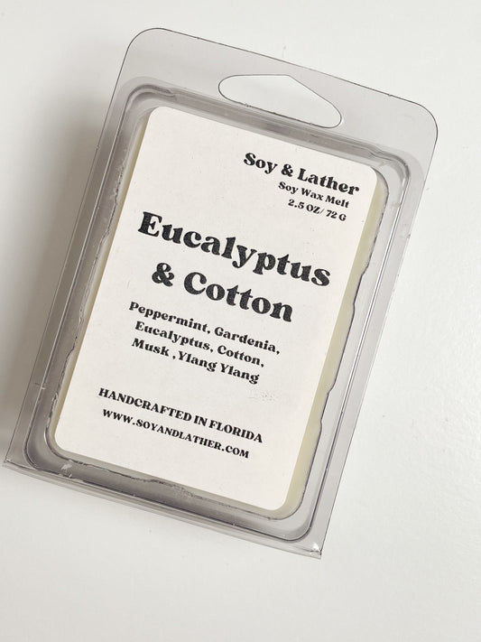 Eucalyptus and Cotton Soy Wax Melt