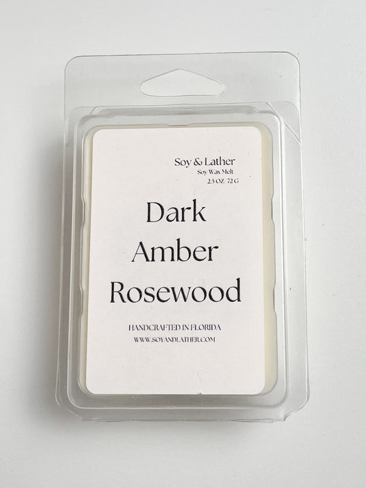 Dark Amber Rosewood Soy Wax Melt