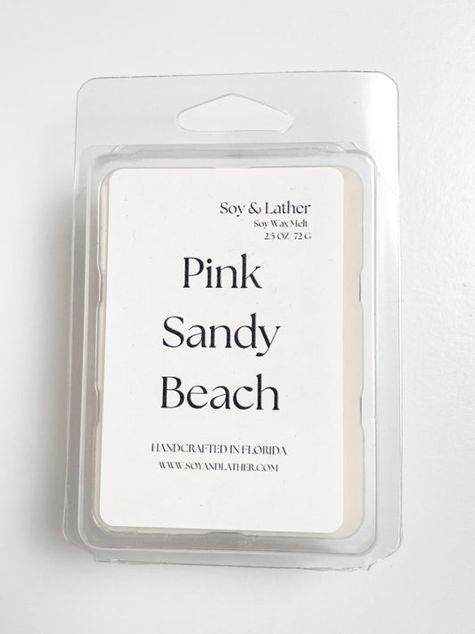 Pink Sandy Beach Soy Wax Melt