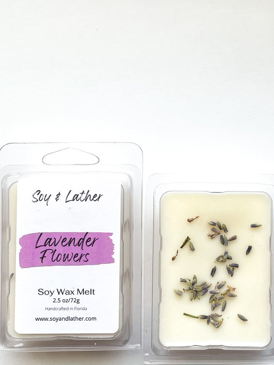 Lavender Flowers Soy Wax Melt